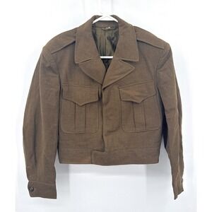 WWII Army Coat Jacket Brown